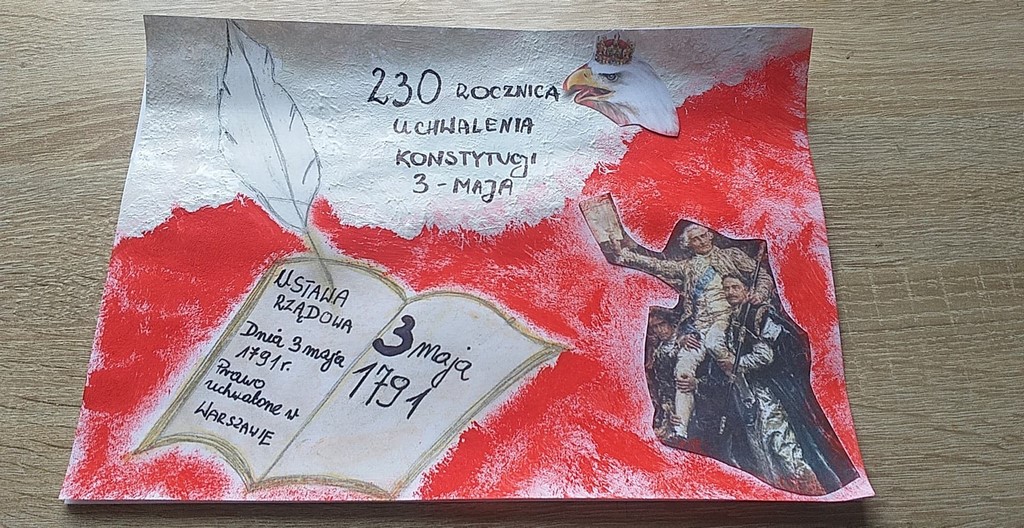Plakat konstytucja 2021 Dominika Doroszko Zarnowo